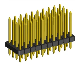 2.00mm Pin Header Quadruple Rows Straight Dip Type.(H=1.5)